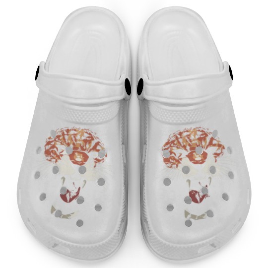 Angry Jaguar Zoologist Gift Clogs