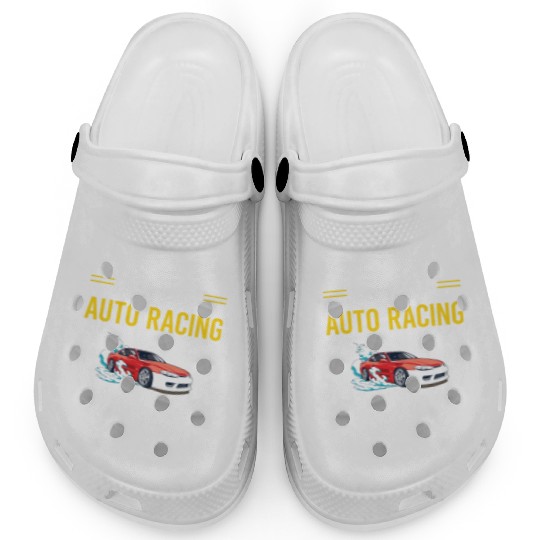 Smart People Auto Racing Automotive Autosport Clogs