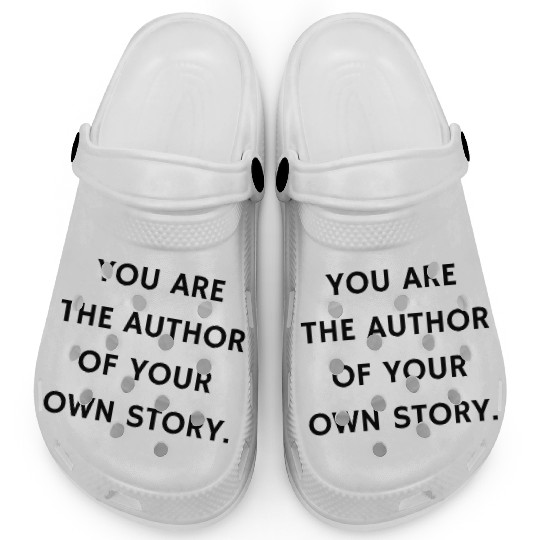 Inspirational Quote Illustration Clogs