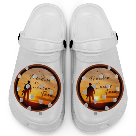 Freedom is Never Free, Veterans Clogs