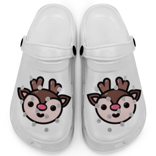 Reindeer Face Clogs