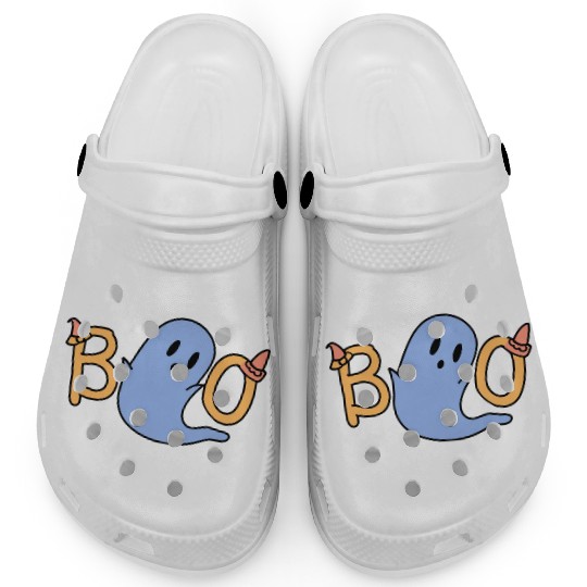 Halloween Cute Ghost Clogs