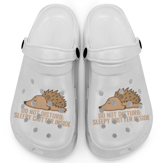 Do not disturb: Sleepy Critter inside Clogs