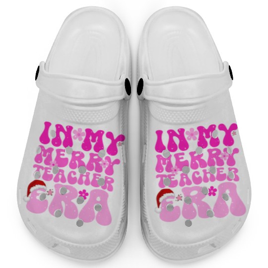 In my teacher era funny christmas education Clogs