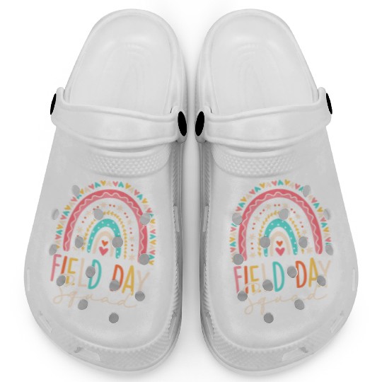 Field Day Squad Teacher Student Last Day Of School Clogs