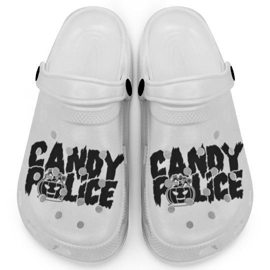 Candy Police Funny Halloween Clogs