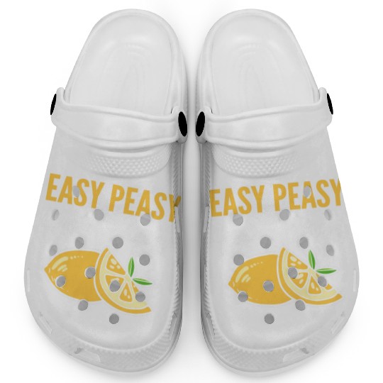 Easy Peasy Lemon Lemonade Vendor Gift Clogs