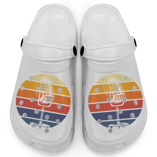Microphone Retro Clogs