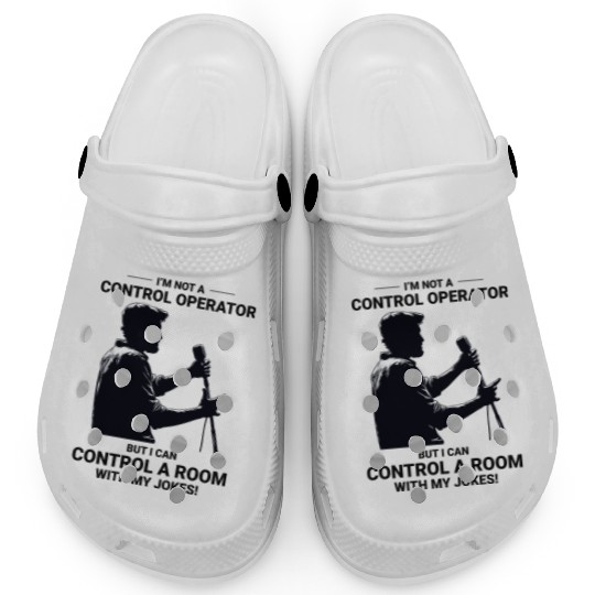 Ham Radio Operator Stand-Up Comedy Control Room Clogs