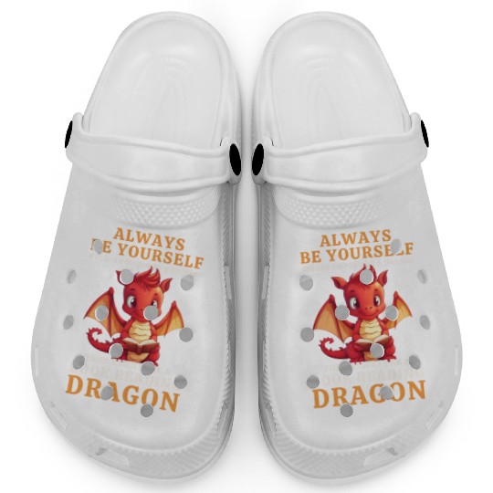 "Always Be Yourself" - Book Reading Red Dragon Clogs