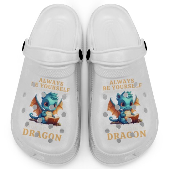 "Always Be Yourself" - Book Reading Blue Dragon Clogs