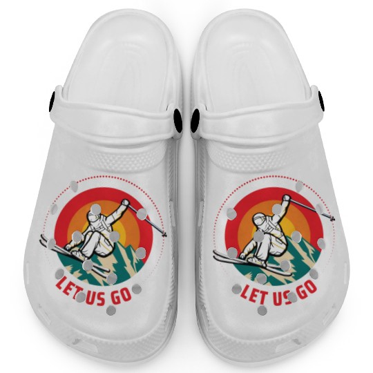 "Winter Wonderland Thrills: Snowboarder's Paradise Clogs