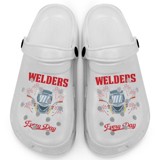 Welder Have New Year Every Day Welding Clogs