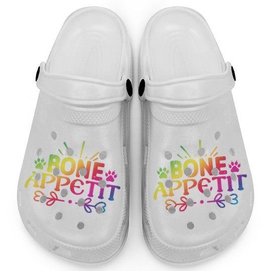 Puppy Lover Gift Bone Appetit Clogs