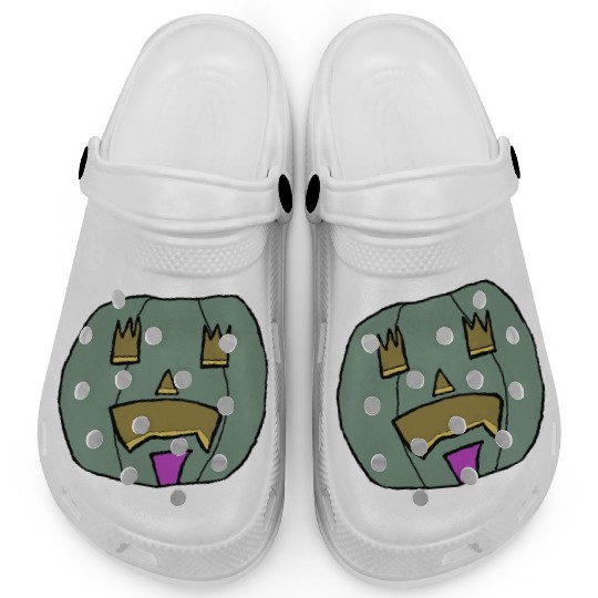 Halloween Pumpkin Jack o lantern 2 Clogs