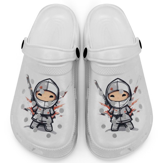 Data Ninja Funny Silver Big Data Analyst Scientist Clogs