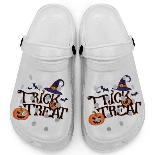 Spirited Typography: Trick and Treat Clogs