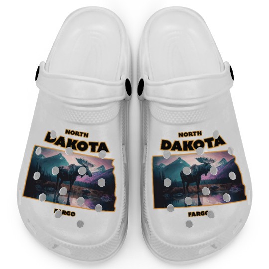 North Dakota - Moose Clogs
