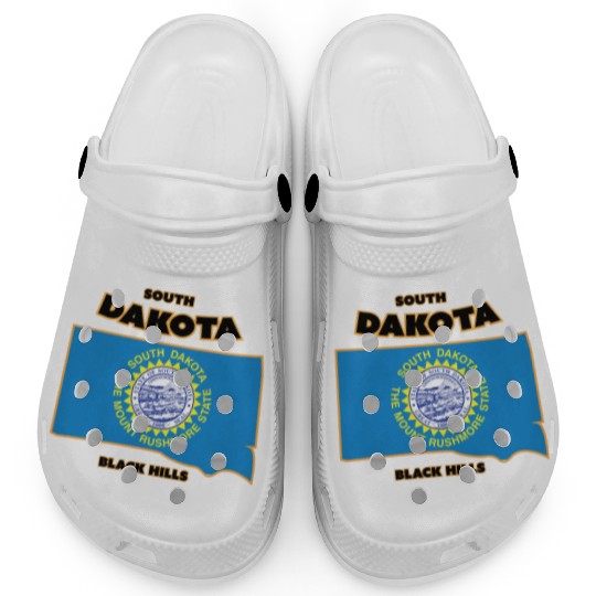 South Dakota - Flag Clogs