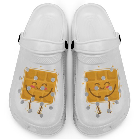 Waffle happy Pastry Baker Clogs