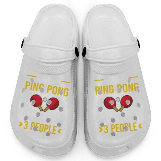 3 People Ping Pong Table Tennis Clogs