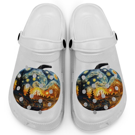 Starry Starry Pumpkin Clogs