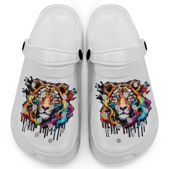 Tiger / Animal / Safari / Wild / Animal Print Clogs