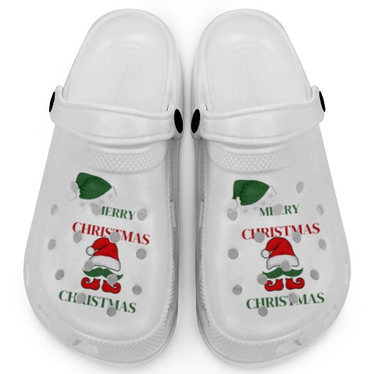 Elf Merry Christmas Clogs