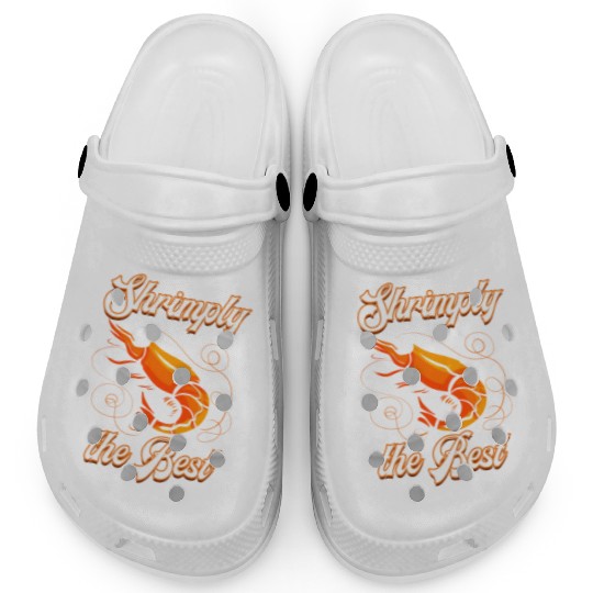 Funny shrimp food shrimp design for seafood chefs Clogs