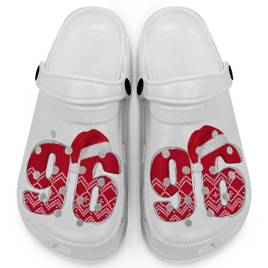96 Christmas Birthday - Number Ninety Six Clogs