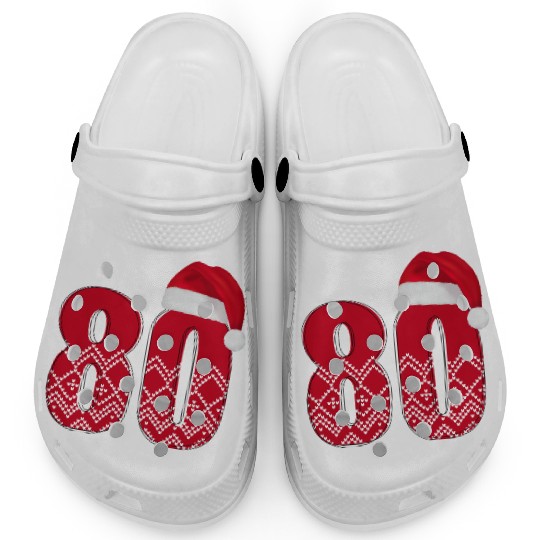 80th Birthday - Congratulations Number Eighty! Clogs