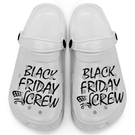 Black Friday Squad.BLACK FRIDAY CREW 2023.Shopping Clogs