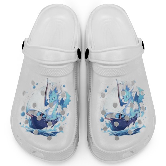 Ice Sailing Dragon Ice Sailor Ice Boating Yachting Clogs