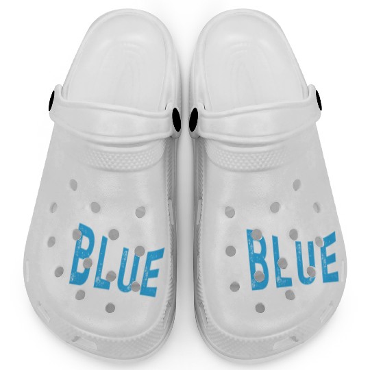 Winter Is Blue Clogs