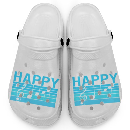 Music Teacher Clogs, Put On A Happy Clogs, Gift For
