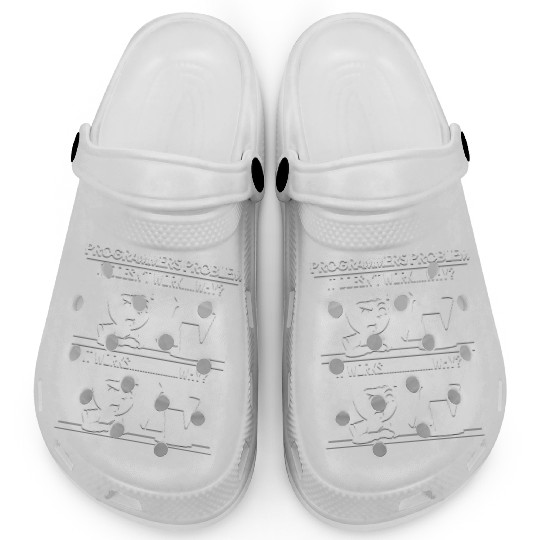 Software Programmers Problems Funny Gift Clogs