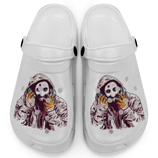 Ghostface Phone Call Clogs