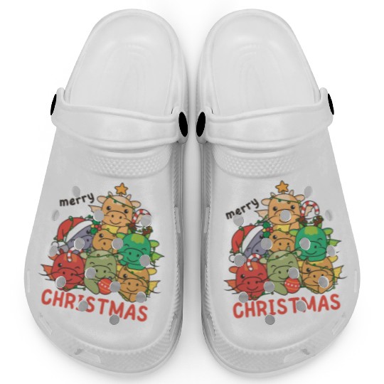 Dragon Christmas Tree Merry Christmas Clogs