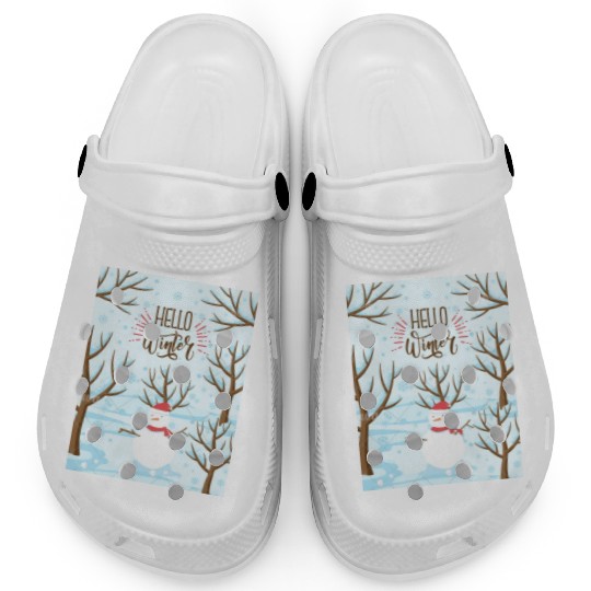 Hello Winter Wonderland Clogs