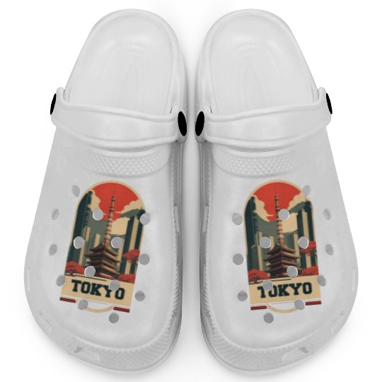 Tokyo Vintage Art Clogs