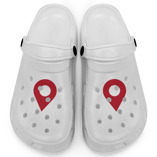 Where Is My SoulMate (white) Clogs