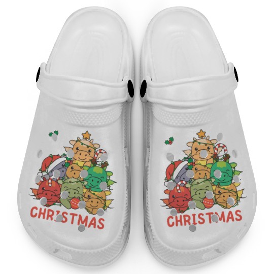 Dragon Christmas Tree Merry Christmas Clogs