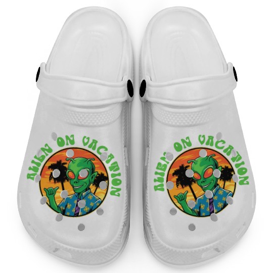 Alien, Aliens, UFO, UAP, Space Unknown Flight Clogs