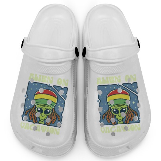 Alien, Aliens, UFO, UAP, Space Unknown Flight Clogs