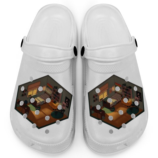 Heartstopper isometric bedroom Clogs