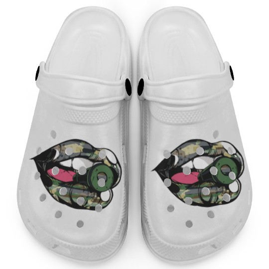 US Armed Forces Military Lip Bullet Army First Res Clogs