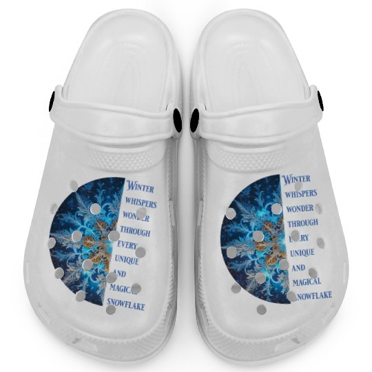 winter whispers wonder snowflake 1 Clogs