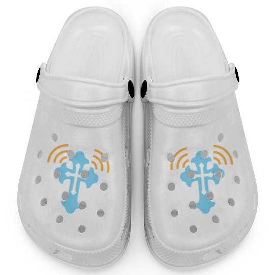 Connect to God I Love Jesus Believer Scripture Clogs