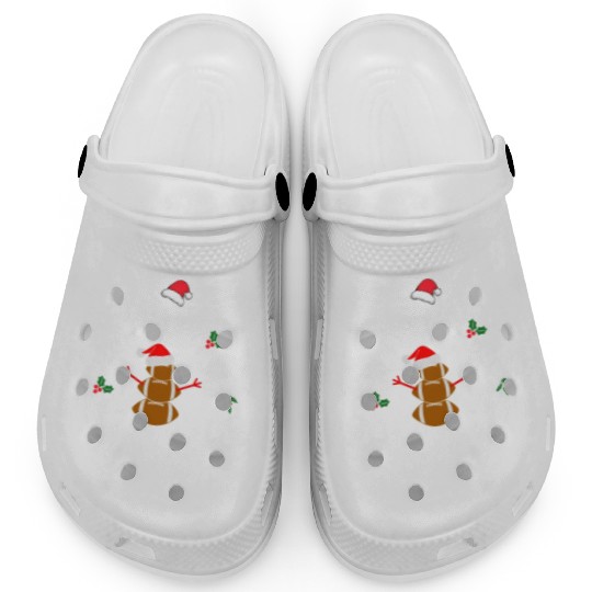 Christmas Football Snowman Joy To The World Clogs