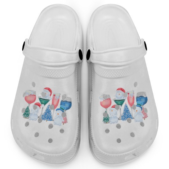 Schneemann Dear Santa I can Explain Funny Clogs
